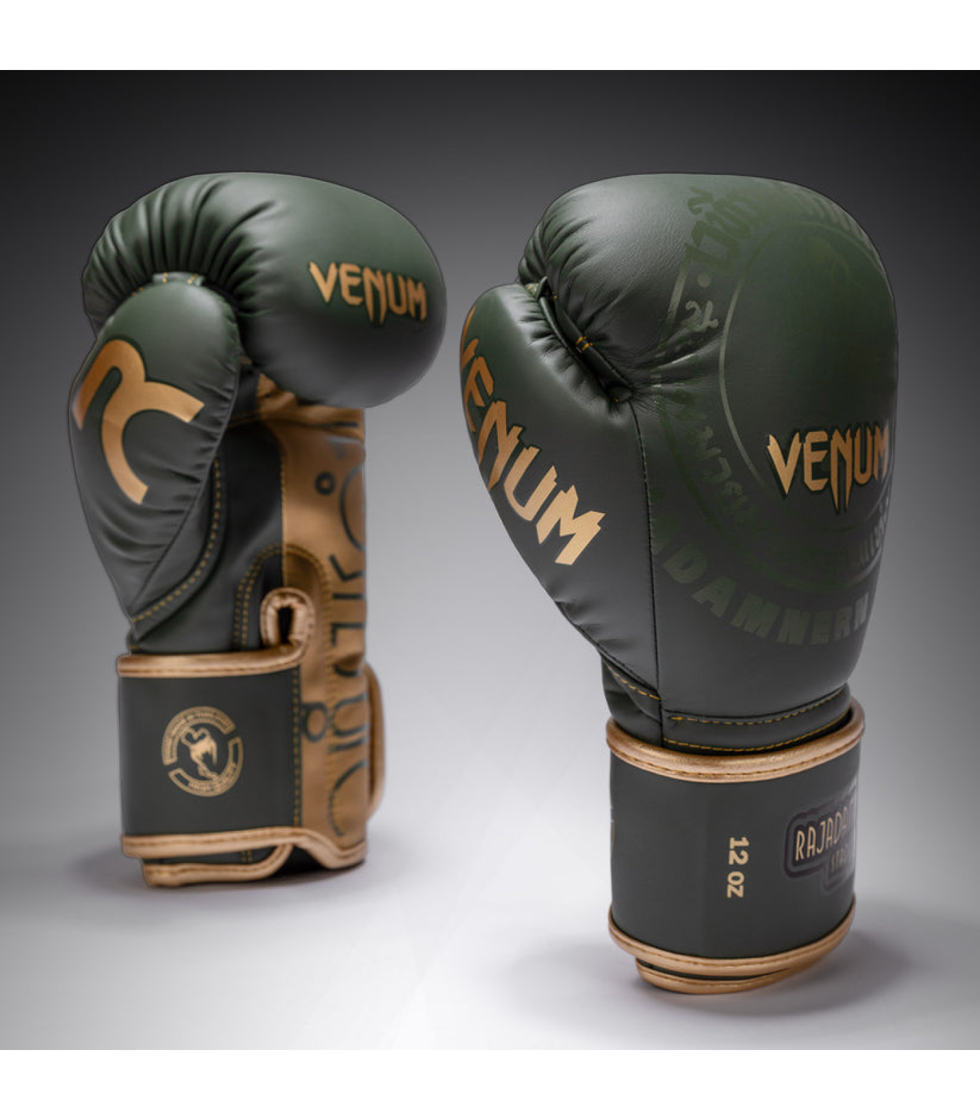 Боксови Ръкавици - Venum x Rajadamnern Boxing Gloves - Military Green​